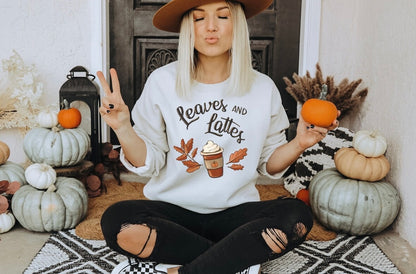 Leaves and Lattes - Crew Neck