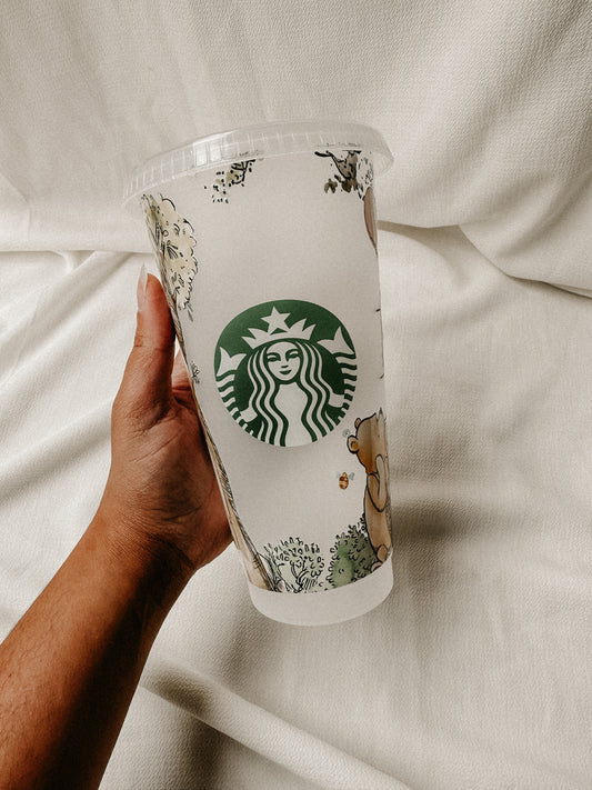 Winnie in The Forest- 24oz Starbucks Cup