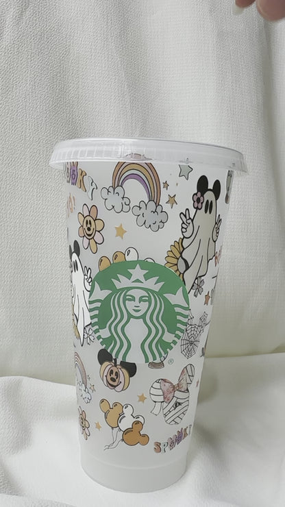 Spooky Mickey- 24oz Starbucks Cup