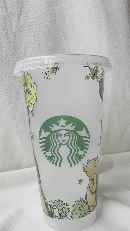 Winnie in The Forest- 24oz Starbucks Cup