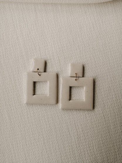 Square Statement Earrings